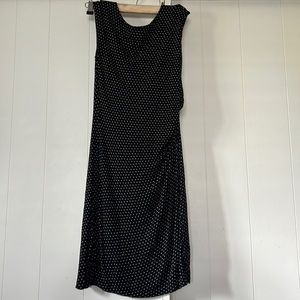 Loft Dress Sleeveless Sheath Dress, Side Ruched